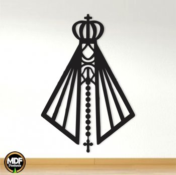 QUADRO NOSSA SENHORA GRADE VAZADO EM MDF