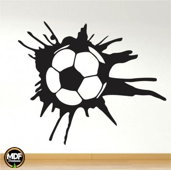 QUADRO BOLA VAZADO EM MDF